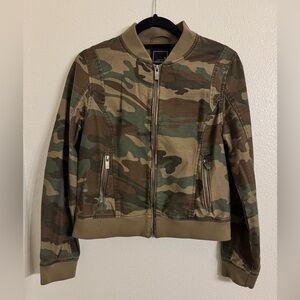Camo Bomber Jacket